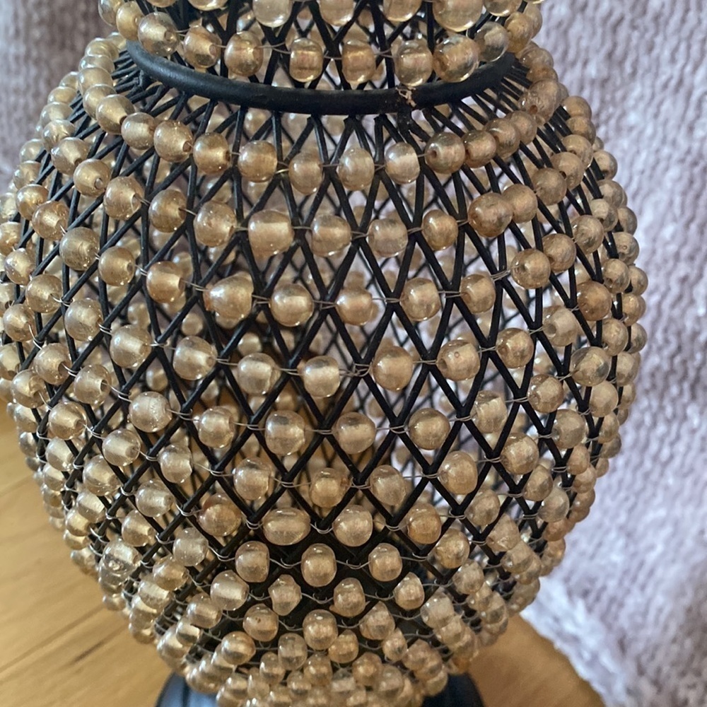 Beaded Vase Container - Picture 3 of 6